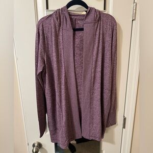 NWOT ATHLETA OPEN HOODIE CARDIGAN - L